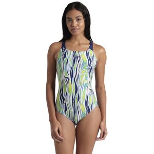 Arena S Zebra - costume intero - donna Blue 36