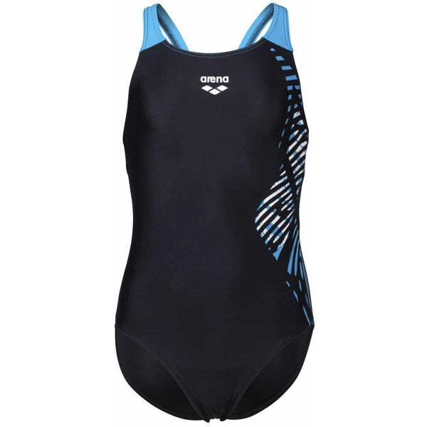 arena vortex v back jr - costume intero - bambina black/light blue 8-9a