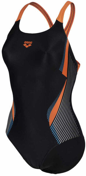 Arena W Break Swim Pro Back - costume intero - donna Black/Orange 36 FR