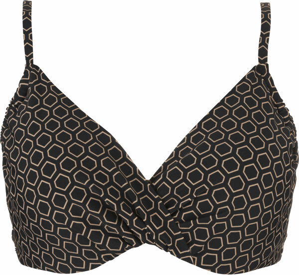 Hot Stuff Twisted Schale - reggiseno costume - donna Black/Brown 44C