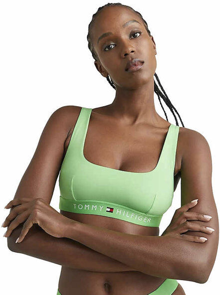 Tommy Hilfiger Bralette W - reggiseno costume - donna Green S