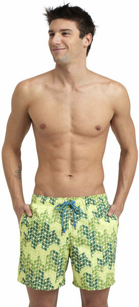 Arena M Beach Allover - costume - uomo Green/Yellow S