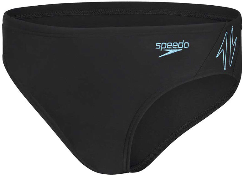 Speedo Hyper Boom Splice - slip costume - bambino Black/Blue 7/8