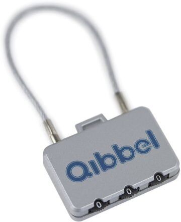 Qibbel Air Lock - lucchetto a combinazione Grey