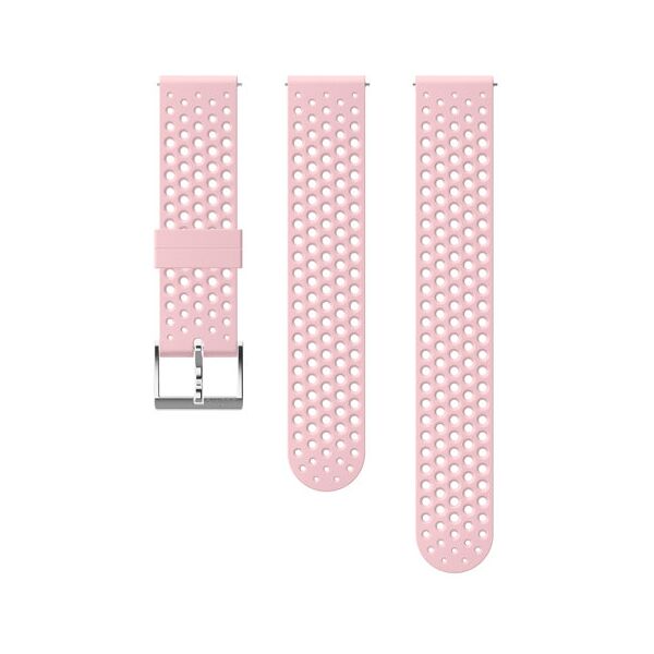 suunto 20mm athletic 1 silicone strap - cinturino orologio pink/grey s+m (120-220 mm)