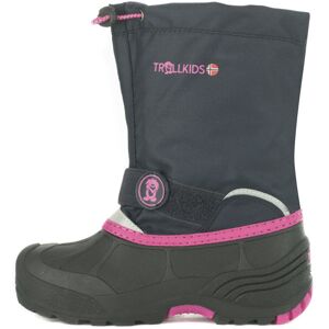 Trollkids Telemark - doposci - bambino Grey/Pink 35