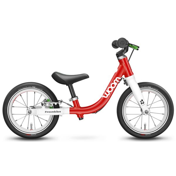 woom 1 - bici senza pedali - bambino red 12