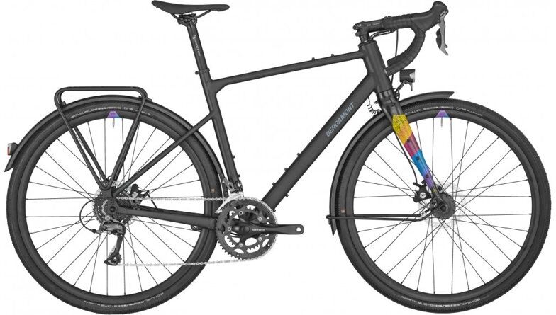 bergamont grandurance rd 3 - bici gravel black 55