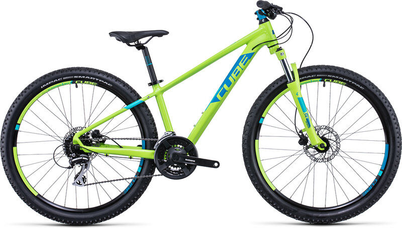 cube acid 260 disc - mountainbike - bambino green/blue 26