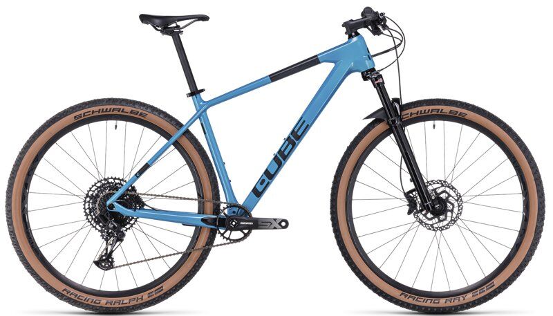 Cube Reaction C:62 One - MTB Cross Country Light Blue/Black L