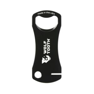 wolf tooth bottle opener with rotor truing slot - apribottiglie black