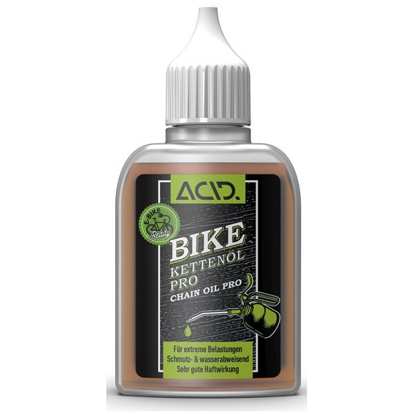 acid bike chain oil pro 50 ml - manutenzione bici multicolor