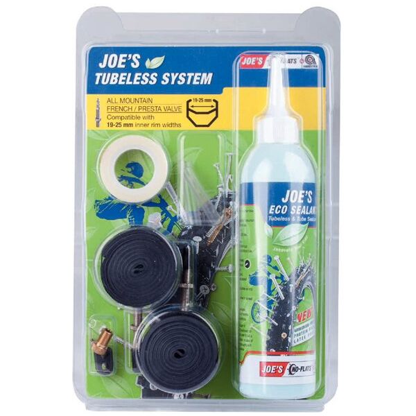 joe's tubeless kit white/black