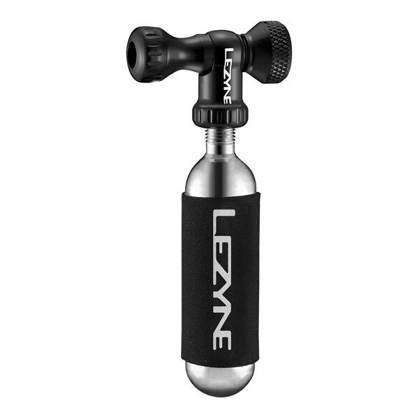 lezyne control drive co2 - cartucce co2 con adattatore silver