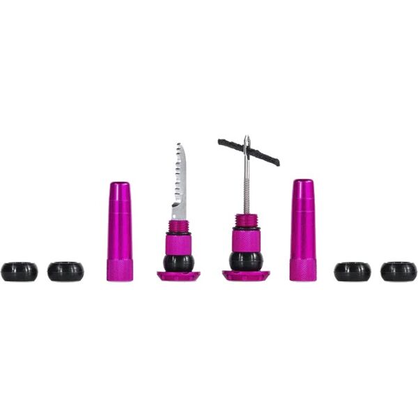 muc-off stealth tubeless puncture plug - kit riparazione tubeless pink