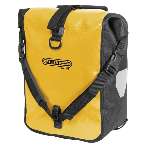 ortlieb sport roller classic - borsa bici lowrider (1 paio) yellow/black