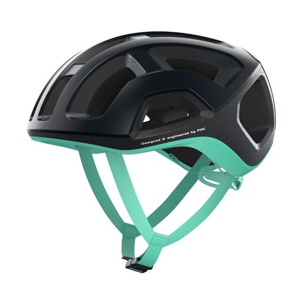 poc ventral lite - casco bici black/green s (50-56 cm)