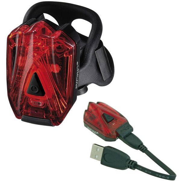 rms lava 3 led usb - luce posteriore bici red