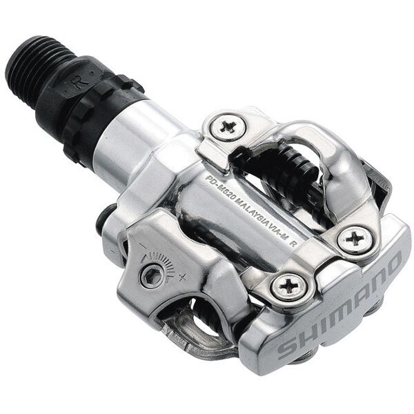 shimano pd m 520 - pedali mtb silver