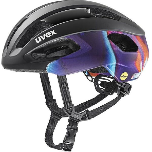 uvex rise pro mips - casco bici black/multicolor 15