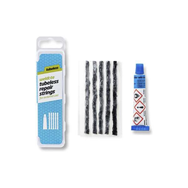 zeg weldtite klein - kit riparazione gomme bici tubeless blue