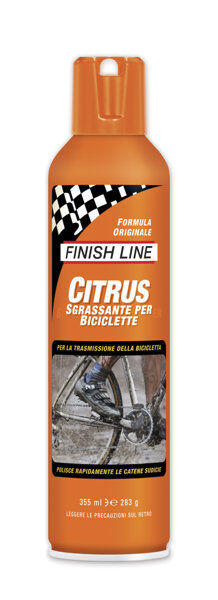 finish line citrus spray - sgrassante bici orange