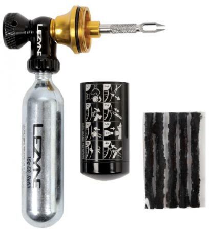 lezyne tubeless co2 blaster - kit riparazione tubeless black