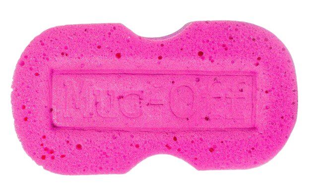 muc-off expanding microcell - spugna per pulizia bici pink