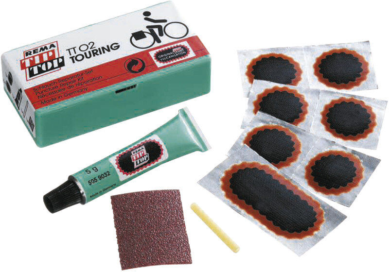 tip top tt 02 - kit di riparazione bici white/green