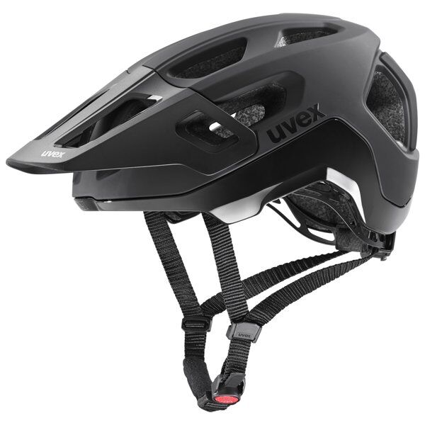 uvex react - casco mtb black 17