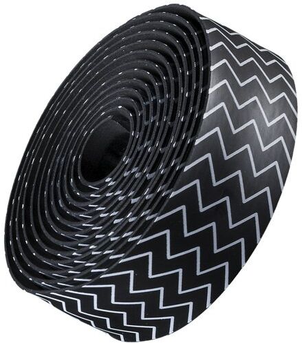 Bontrager Gel Cork Graphic - nastro manubrio Black White