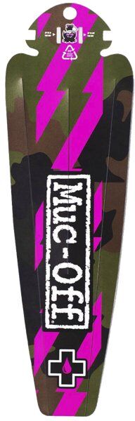 Muc-Off Rear Ride Guard CAMO - parafango posteriore bici Pink/Grey