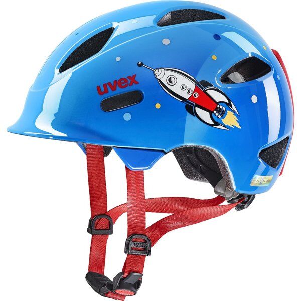 Uvex Oyo Style - casco bici - bambino Blue/Red 45-50 cm