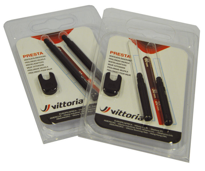 Vittoria Valve Extension 20 mm adattatore valvola Black