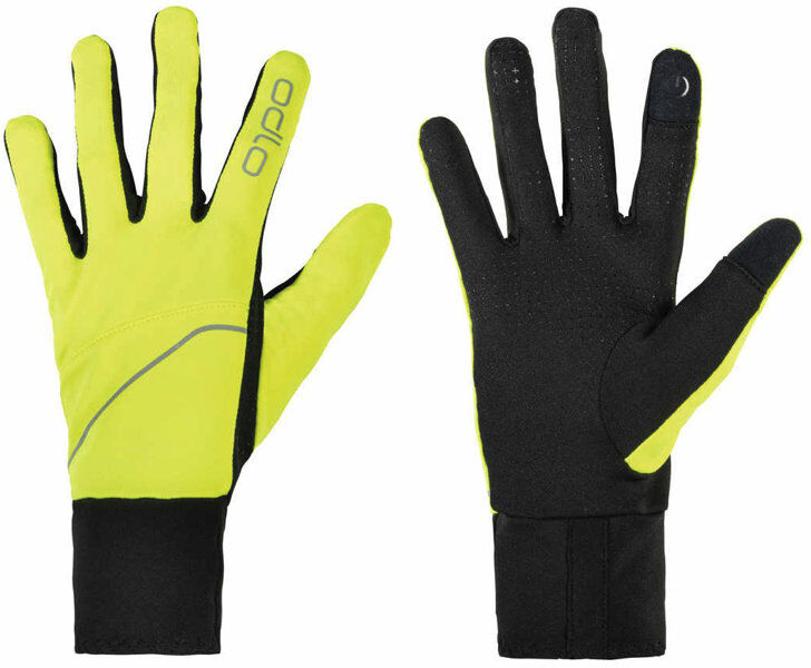 Odlo Intensity Safety - guanti running - Yellow