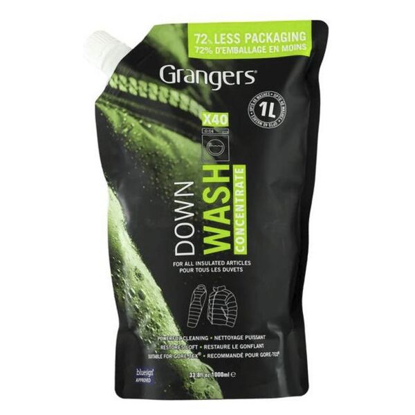 granger's down wash - detergente green/black