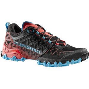 La Sportiva Bushido II GTX - scarpa trail running - donna Black/Red/Light Blue 39 EU