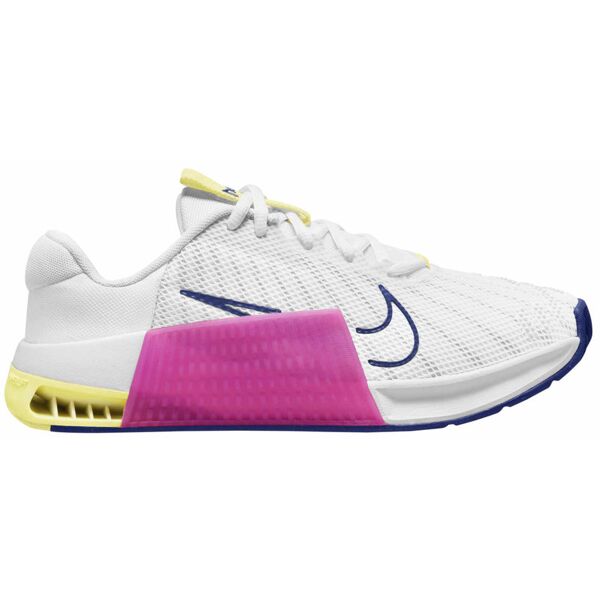 nike metcon 9 w - scarpe fitness e training - donna white/pink/blue 6,5 us