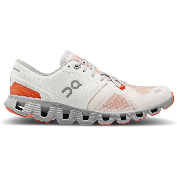 on cloud x 3 - scarpe running neutre - dna grey/orange 7 us