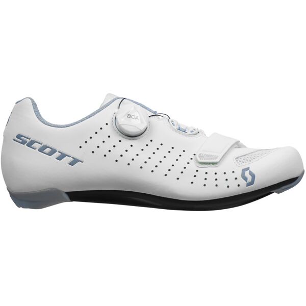 scott road camp boa - scarpe da bici da corsa - donna white/grey 40