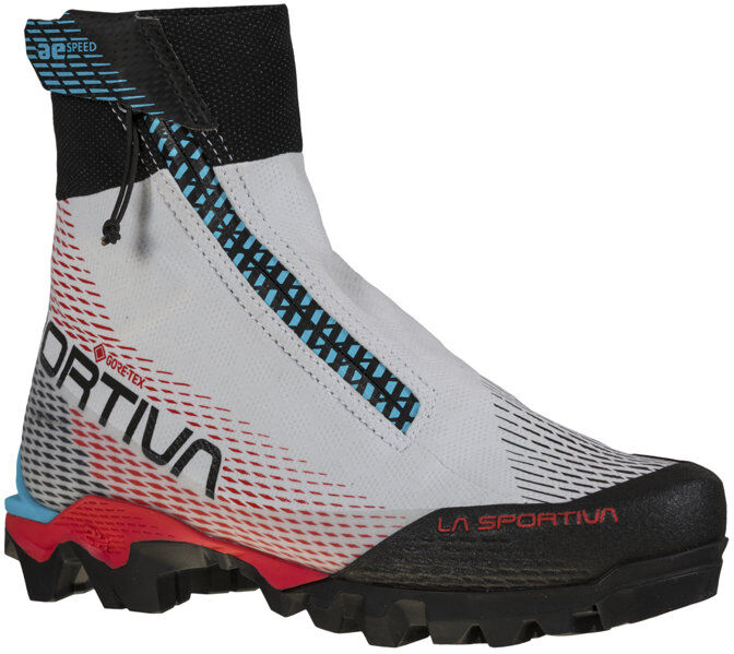 La Sportiva Aequilibrium Speed Gtx W - scarponi alta quota - donna Grey/Black/Red/Light Blue 39,5 EU