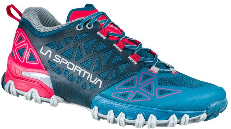 La Sportiva Bushido II - scarpa trail running - donna Blue/Red 37,5