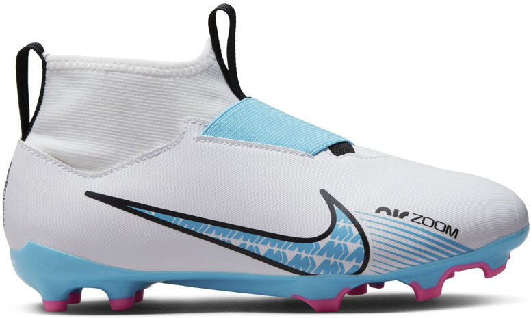 Nike Jr Zoom Mercurial Superfly 9 Academy FG/MG - scarpe da calcio multisuperfici - ragazzo White/Blue 5Y US