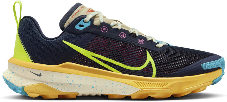 Nike React Terra Kiger 9 W - scarpe trail running - donna Dark Blue/Yellow/Light Green 9,5 US