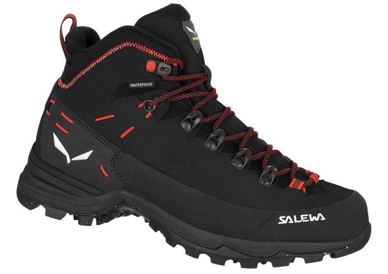 Salewa Alp Mate Winter Mid WP - scarpe trekking - donna Black/Red 4 UK