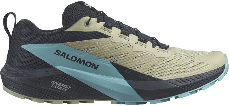 Salomon Sense Ride 5 - scarpe trail running - donna Blue/Green 9 UK