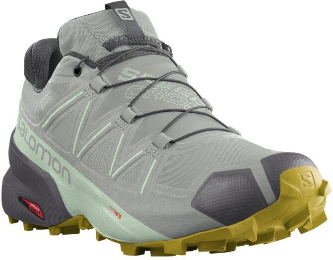 Salomon Speedcross 5 Gore - Tex - scarpe trailrunning - donna Grey/Green 9 UK