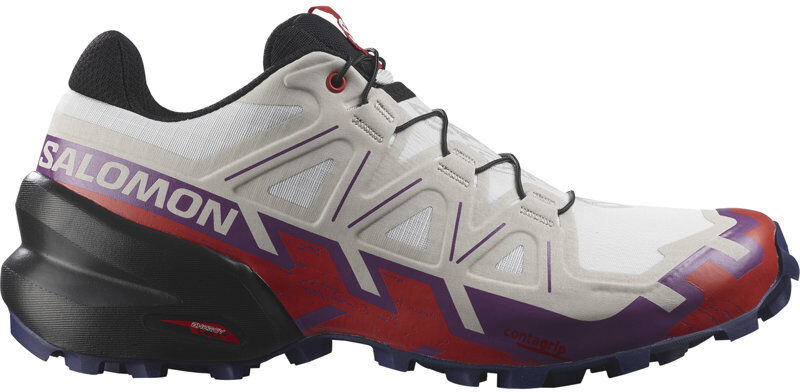 Salomon Speedcross 6 - scarpe trail running - donna White/Violet/Red 7 UK