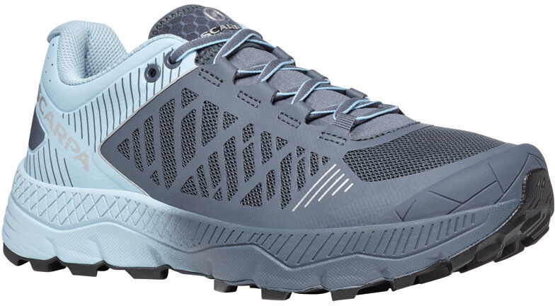 Scarpa Spin Ultra W - scarpe trail running - donna Grey/Light Blue 37