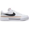 Nike Court Legacy Lift W - sneakers - donna White/Black 6 US